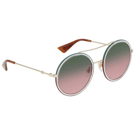 Gucci Green Gradient Aviator Sunglasses GG0061S